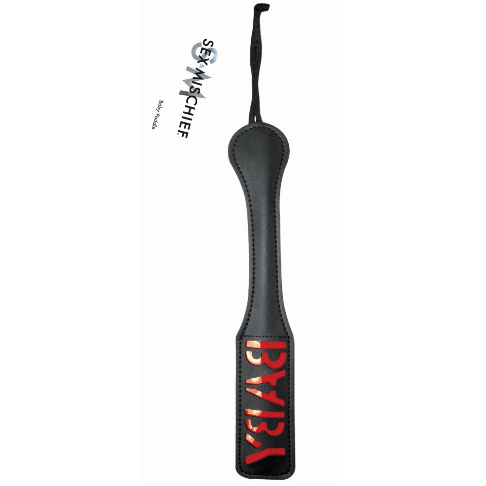 Sportsheets - Sportsheets Sex & Mischief ''Baby'' Impression Paddle - Bondage & Fetish Toys - Vinyl