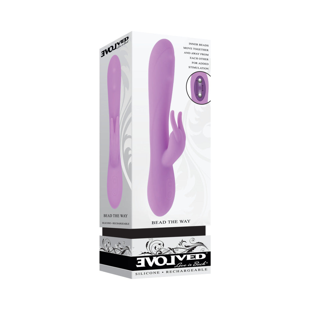 Evolved - Evolved Bead The Way Rechargeable Dual Stimulator Silicone Pink - Vibrators - Silicone