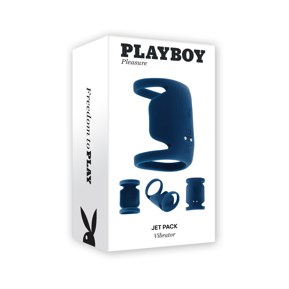 Playboy - Playboy Jet Pack Navy - Vibrators - Silicone