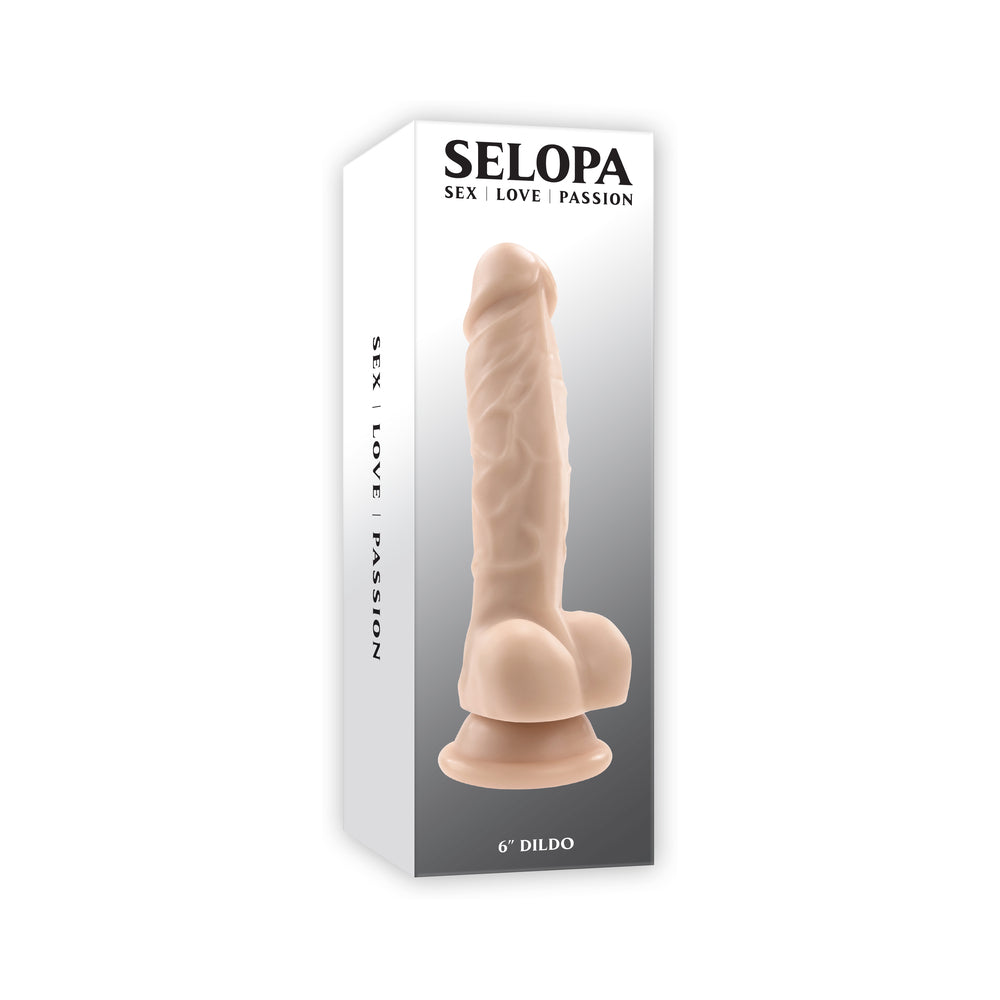 Selopa - Selopa Non-Vibrating Dildo 6 in. Light - Dildos - PVC