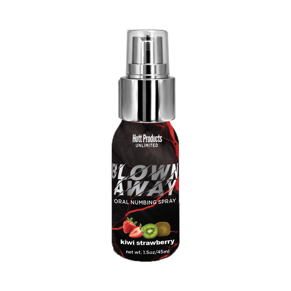 Hott Products - Blown Away Numbing Spray Kiwi Strawberry 1.5 oz. - Supplements & Enhancers