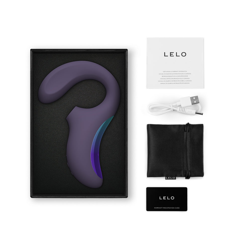 LELO - LELO Enigma Wave Suction Dual Stimulator Cyber Purple - Vibrators - Silicone