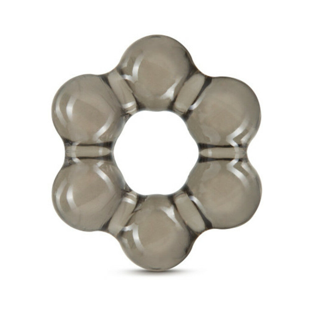 Blush - Stay Hard Thick Bead Cockring Black - Cockrings - TPE/TPR/Elastomers