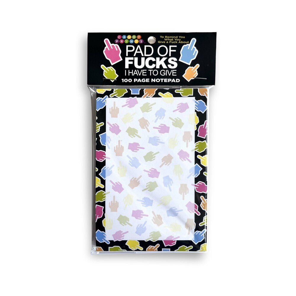 Little Genie - Pad of Fucks I Have to Give Notepad - Novelties & Games - Paper