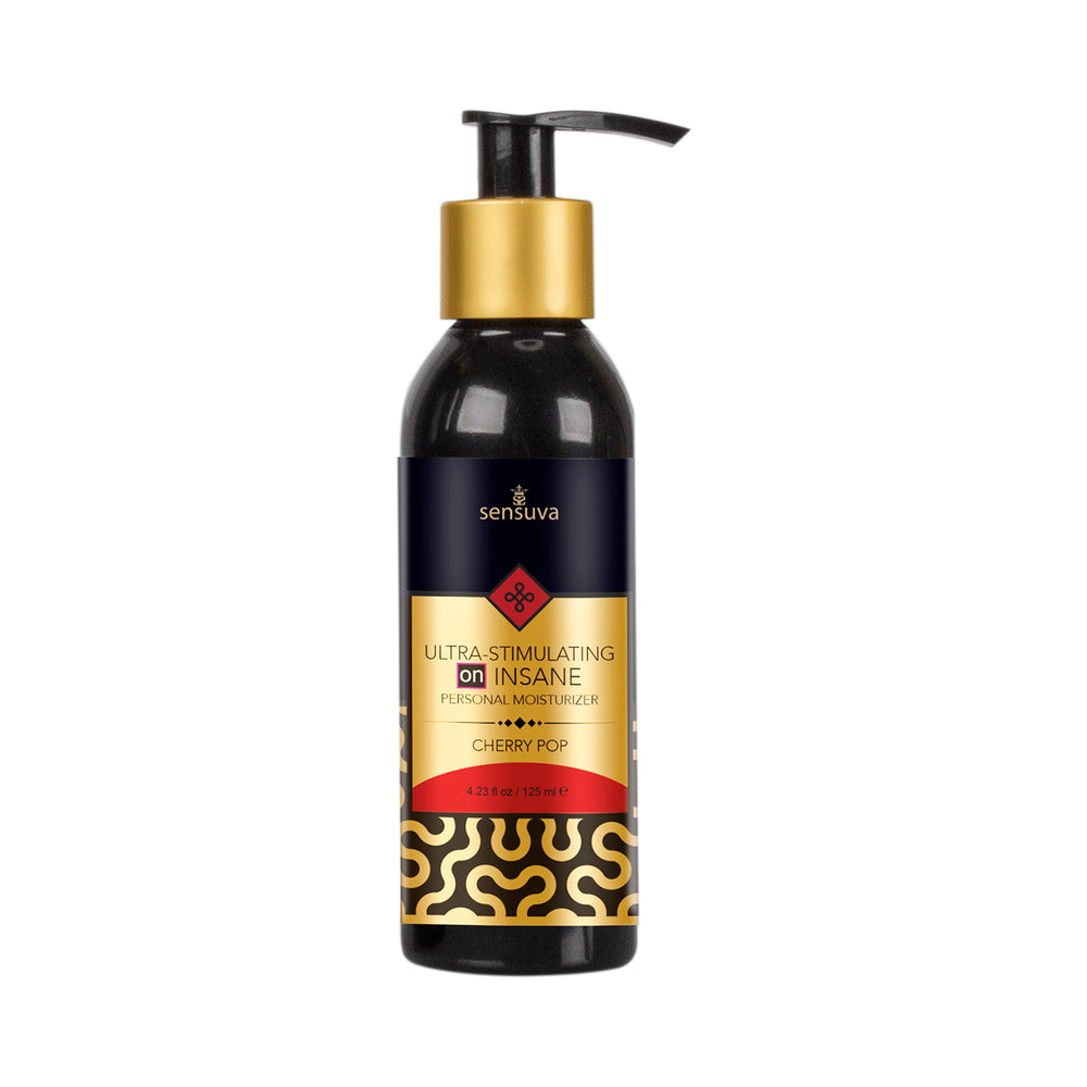 Sensuva - Sensuva Ultra-Stimulating ON Insane Personal Moisturizer Cherry Pop 4.2 oz. - Lubricants, Creams & Glides - Liquid