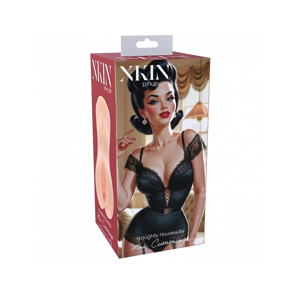 Shots - Xkin Pinup Girls Mrs Cummings Stroker Beige - Masturbation Aids for Males