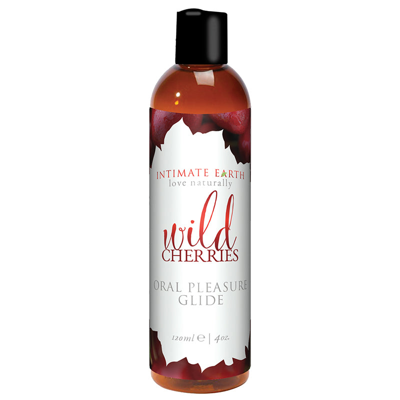 Intimate Earth - Intimate Earth Wild Cherries Flavored Glide 120 ml/4 oz - Lubricants, Creams & Glides - Liquid