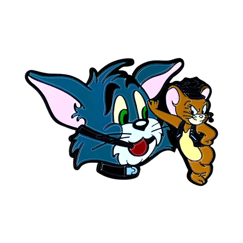 Geeky & Kinky - Geeky & Kinky Cat & Mouse Enamel Pin - Novelties & Games - Metal
