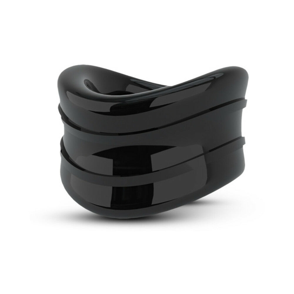 Blush - Stay Hard Beef Ball Stretcher Snug 1 in. Black - Cockrings - TPE/TPR/Elastomers
