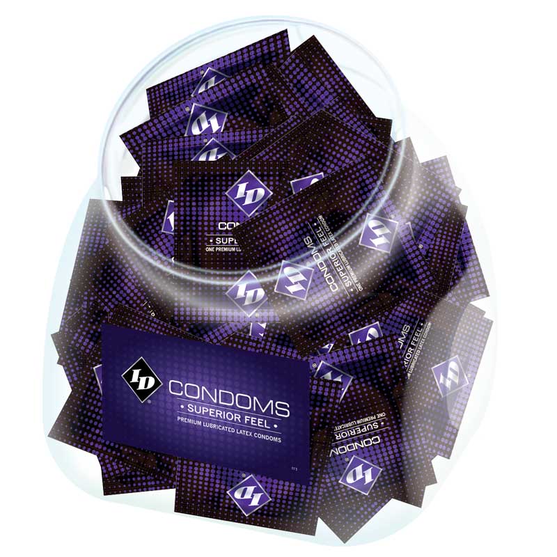 ID Lubricants - ID Superior Feel Condom Jar (144/Jar) - General - Latex