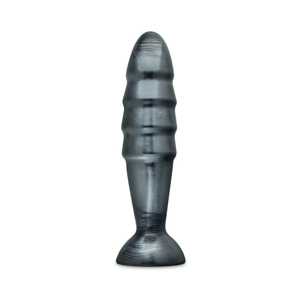 Blush - Jet Destructor 10.75 in. Anal Plug Carbon Metallic Black - Anal Toys & Stimulators - PVC