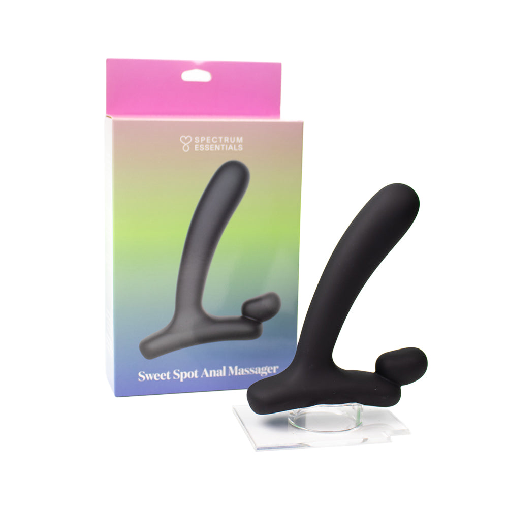 Spectrum - Spectrum Essentials Sweet Spot Dual Motor Rechargeable Silicone Slim Anal Vibe - Anal Toys & Stimulators - Silicone
