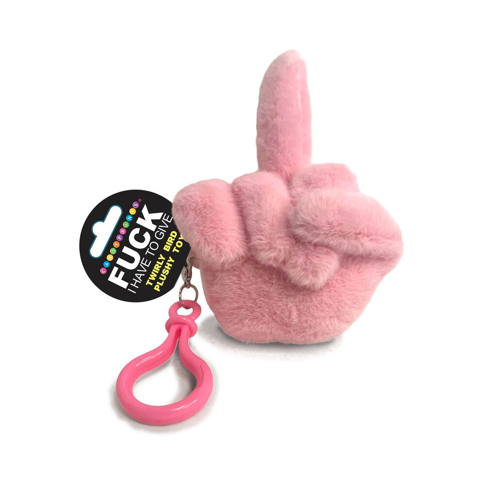 Little Genie - Fucks To Give Twirly Bird Plushie Pink - Novelties & Games