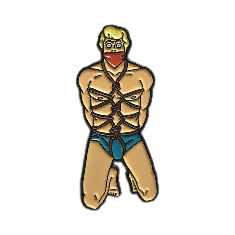 Geeky & Kinky - Geeky & Kinky The Blonde Guy Enamel Pin - Novelties & Games - Metal