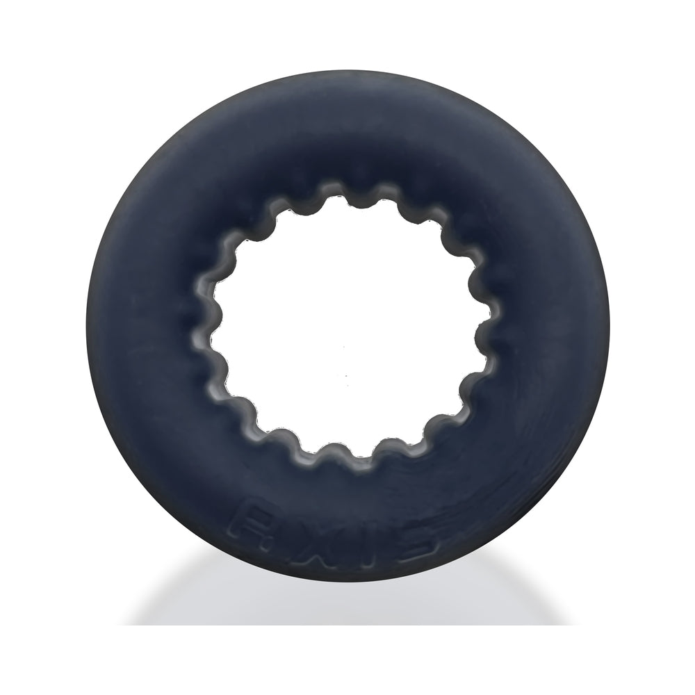 Oxballs - Oxballs Axis Rib Griphold Cockring Black Ice - Cockrings - TPE/TPR/Elastomers