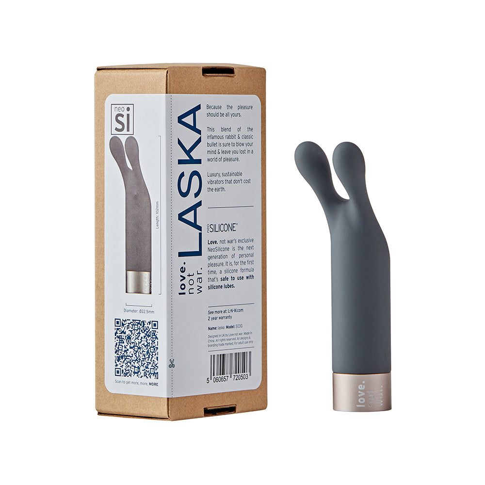 Love Not War - Love Not War Laska Head Grey - Vibrators - Silicone
