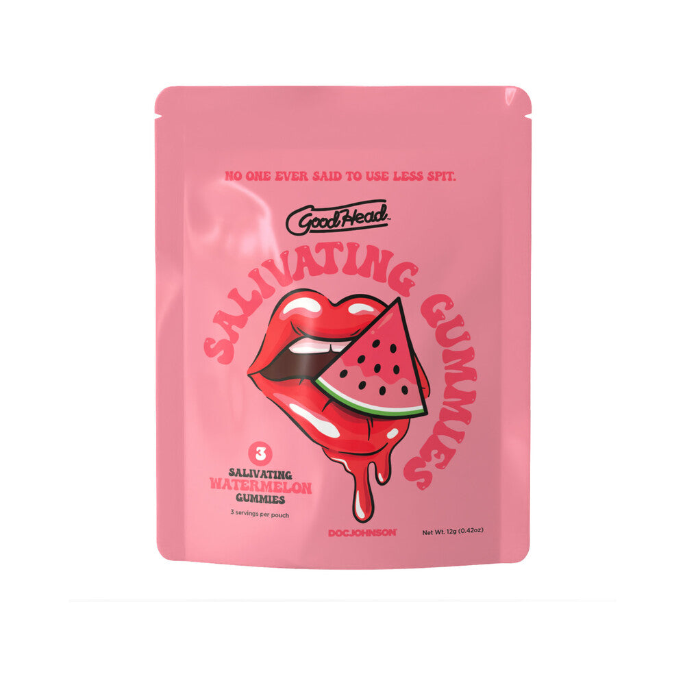 Doc Johnson - GoodHead Salivating Gummies 3-Pack Watermelon (Bulk) - Supplements & Enhancers