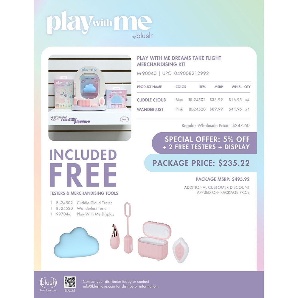 Blush - Play With Me Dreams Take Flight Merchandising Kit - General - Silicone