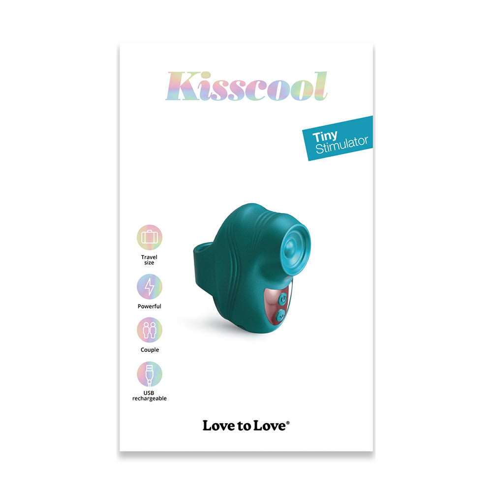 Lovely Planet - Love to Love Kisscool Teal Me - Vibrators - Silicone