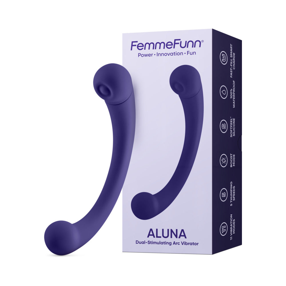 FemmeFunn - FemmeFunn Aluna Dark Purple - Vibrators