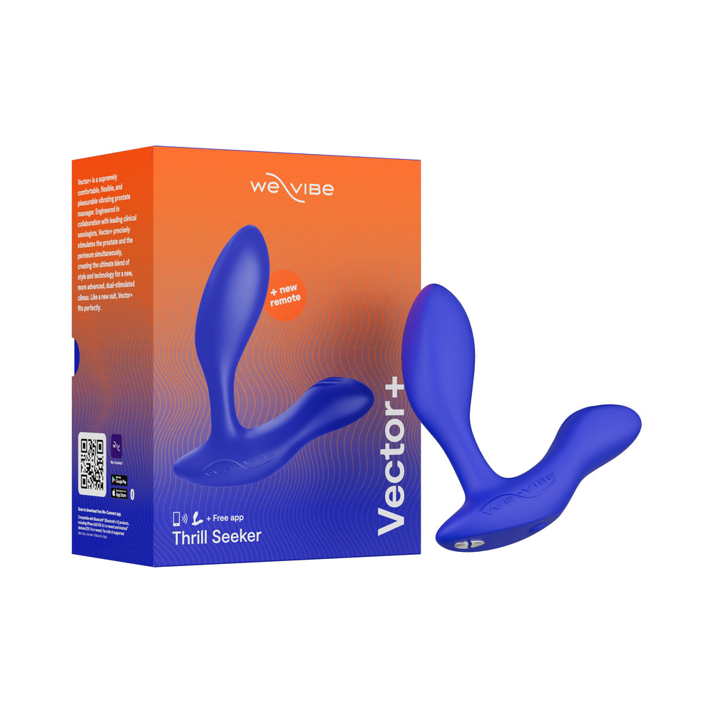 We-Vibe - We-Vibe Vector+ Dual Stimulation Prostate Massager Royal Blue - Anal Toys & Stimulators
