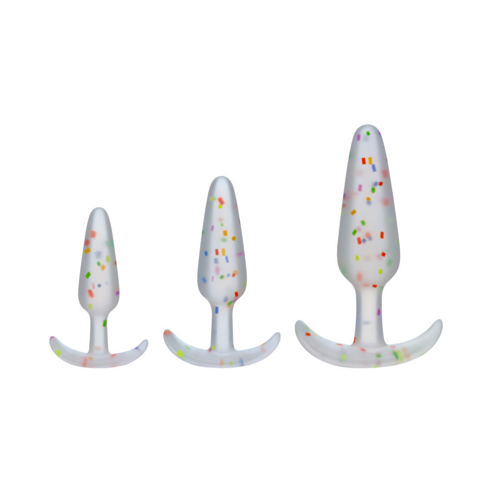 Doc Johnson - Mood Pride Anal Plug Training Set 3-Piece - Anal Toys & Stimulators - Silicone