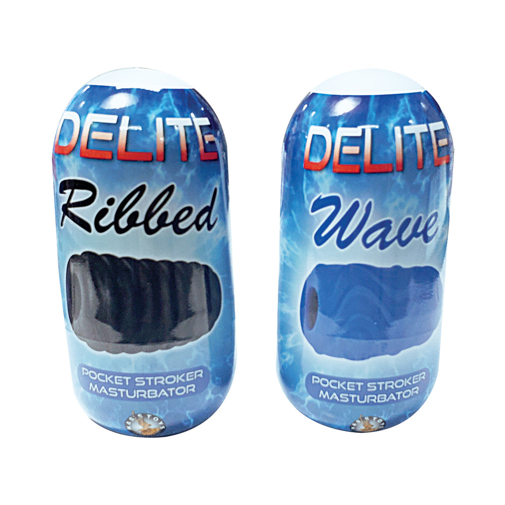 Nasstoys - Delite Pocket Stroker Masturbators Display - Masturbation Aids for Males - TPE/TPR/Elastomers