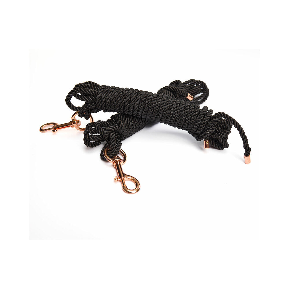 Coquette - Coquette Pleasure Rope Set Black - Bondage & Fetish Toys - Polyester