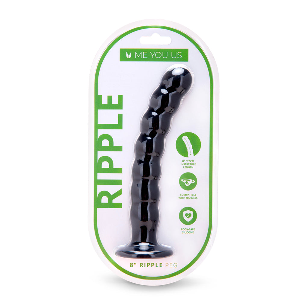 Me You Us - Me You Us 8 in. Ripple G-Spot Peg - Dildos - Silicone