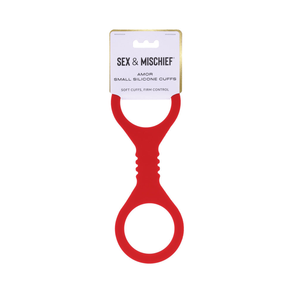 Sportsheets - Sportsheets Sex & Mischief Amor Small Silicone Cuffs - Bondage & Fetish Toys
