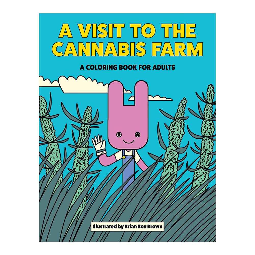 Wood Rocket - A Visit To The Cannabis Farm Coloring Book - Novelties & Games - Paper