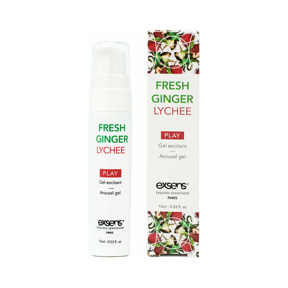 Exsens - Exsens Arousal Gel Fresh Ginger Lychee 0.5 oz. - Supplements & Enhancers - Gel
