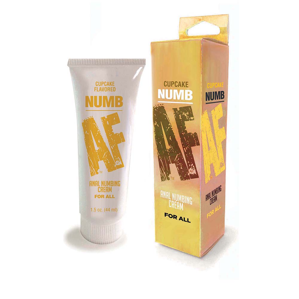 Little Genie - Numb AF Anal Desensitizer Cupcake 1.5 oz. - Supplements & Enhancers - Cream