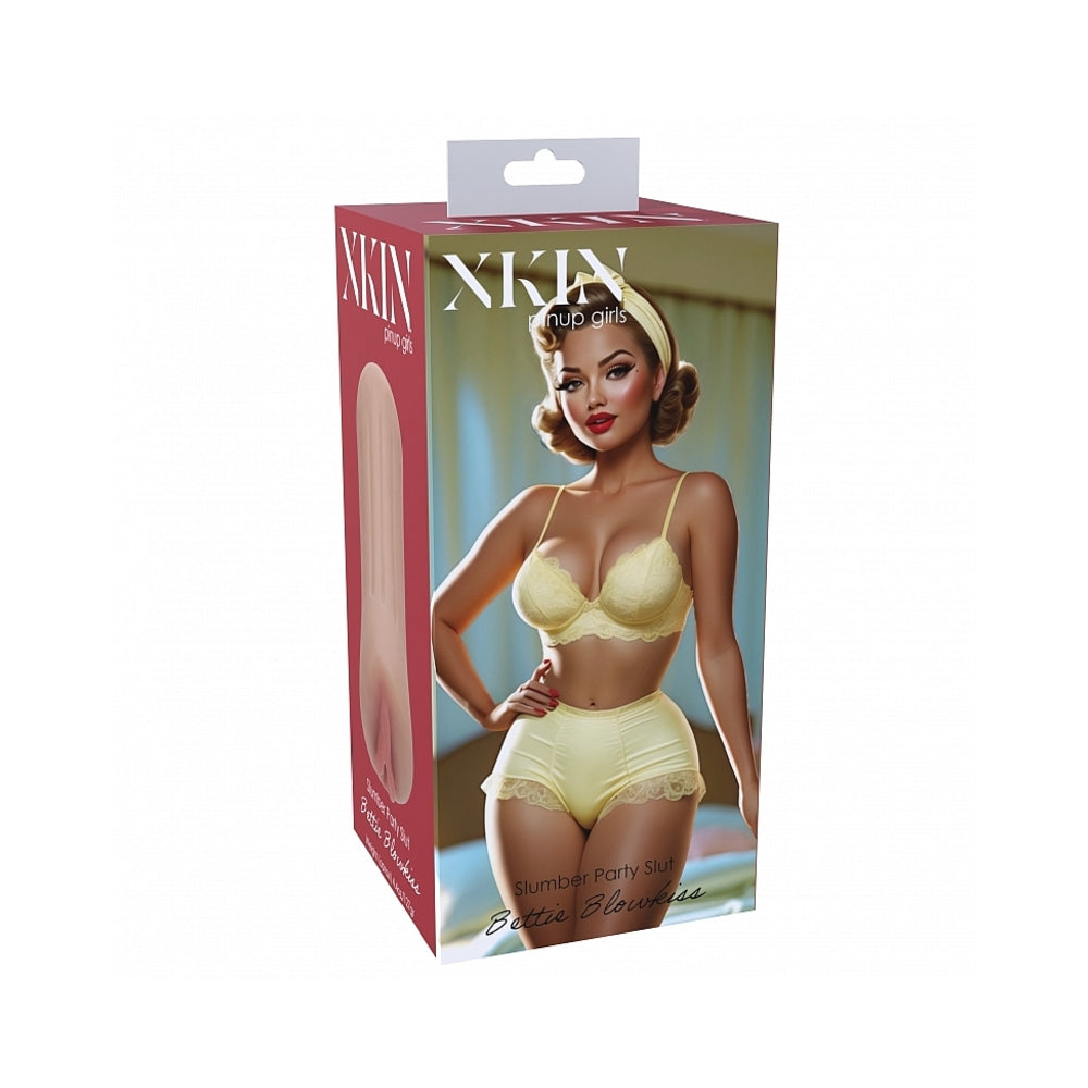Shots - Xkin Pinup Girls Bettie Blowkiss Stroker Tan - Masturbation Aids for Males