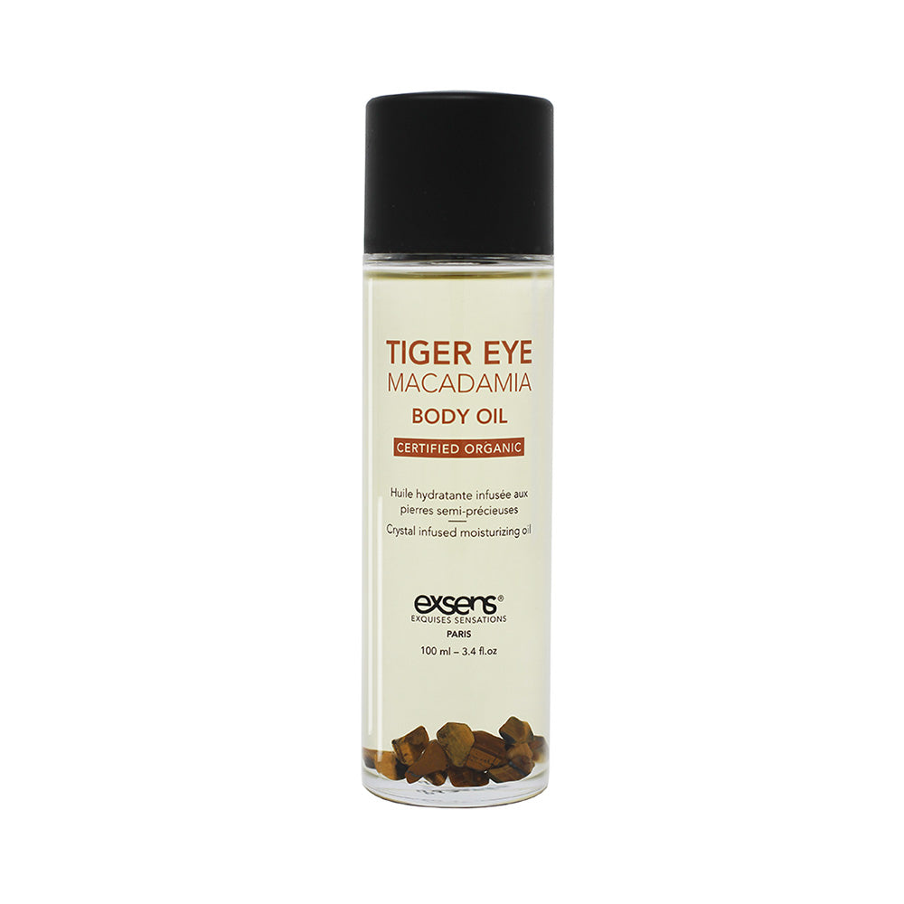 Exsens - Exsens Body Oil Tiger Eye Macadamia 3.4 oz. - Lubricants, Creams & Glides