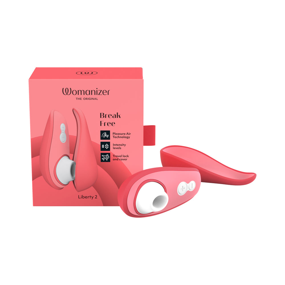 Womanizer - Womanizer Liberty 2 Vibrant Rose - Vibrators - Silicone