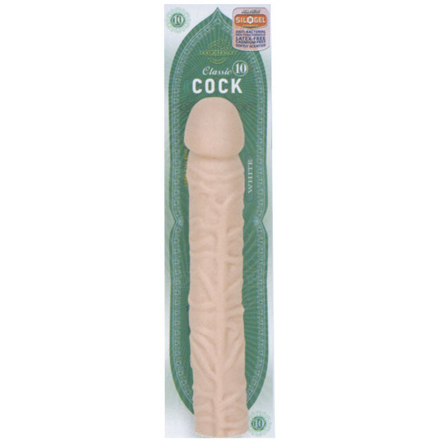 Doc Johnson - Classic Dong: 10in.x 1.75in. (Flesh) - Dildos - PVC