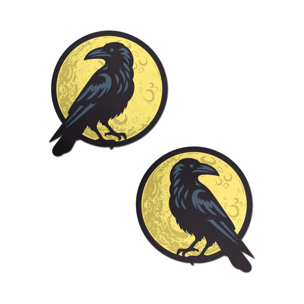 Pastease - Pastease Black Raven & Full Moon Breast Pasties - General