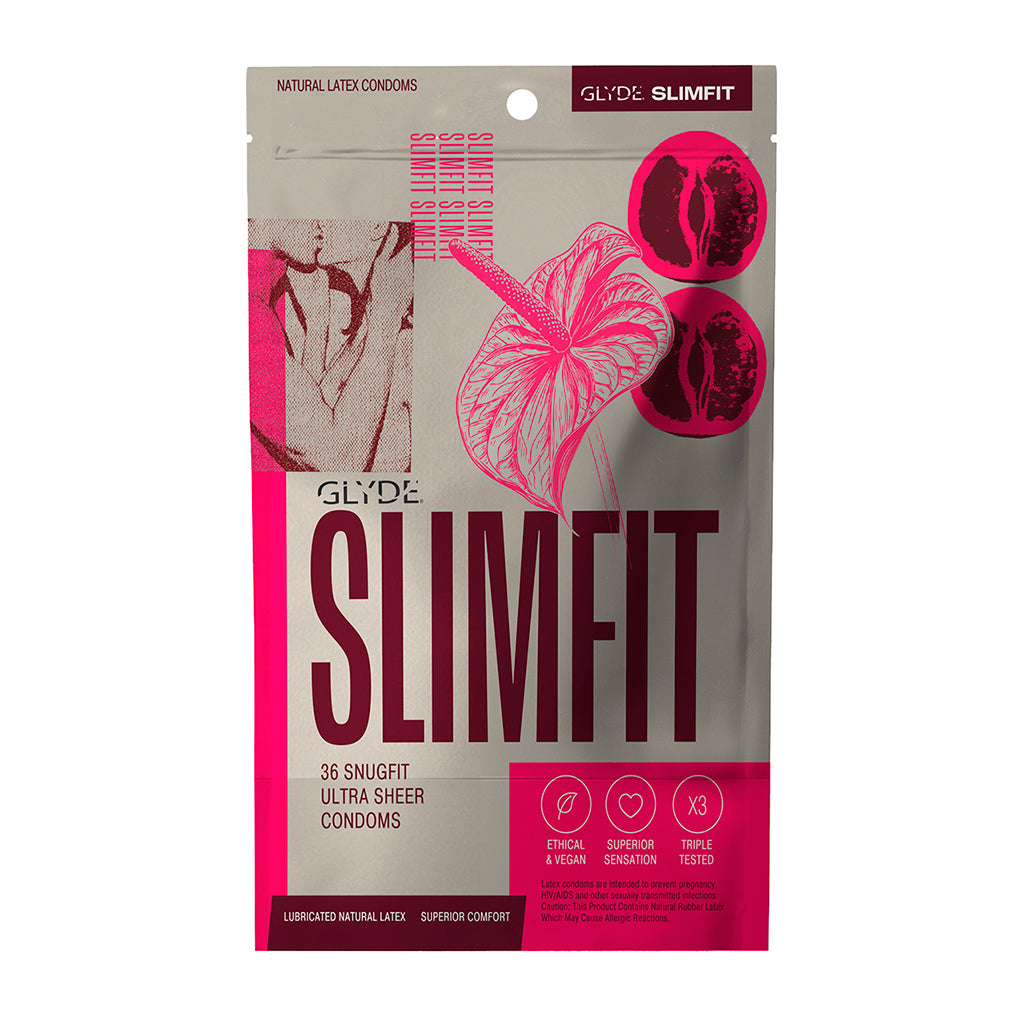 Glyde Condoms - Glyde Slimfit Latex Condoms 36-Pack - Condoms - Latex
