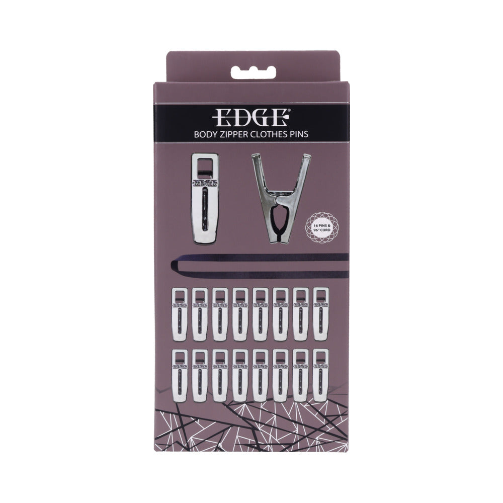 Sportsheets - Sportsheets Edge Body Zipper Clothes Pins - Bondage & Fetish Toys