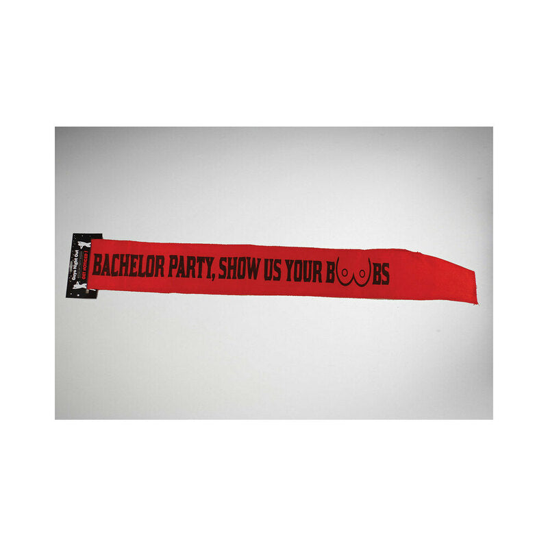 JC Production Design - Bachelor Party Show Boobs Sash - General