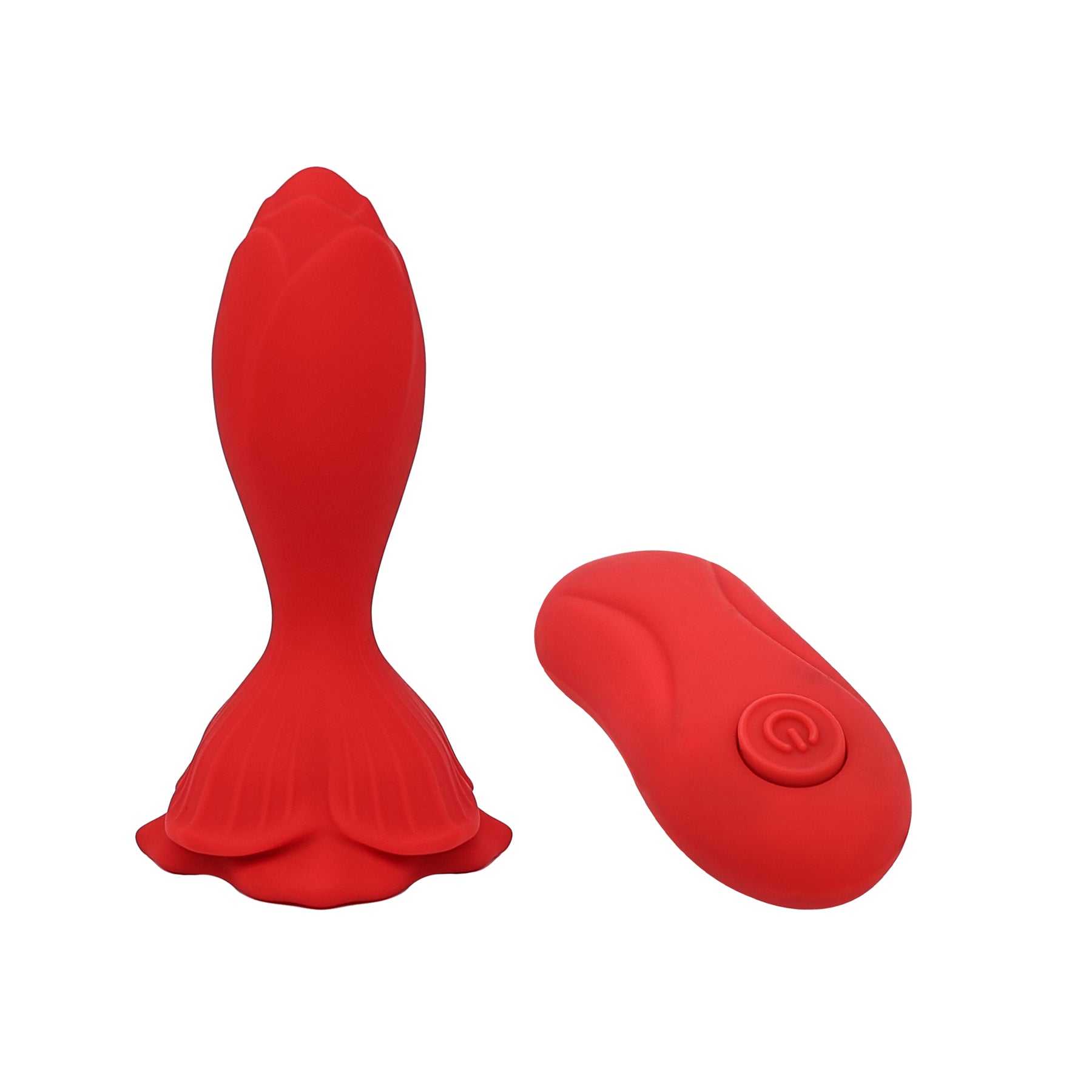Adam & Eve - Adam & Eve The Rosebud Remote Control Vibrator Plug - Anal Toys & Stimulators