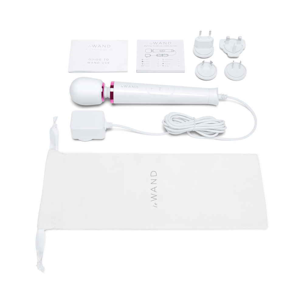 Le Wand - Le Wand Powerful Petite Plug-In White - Vibrators - Silicone