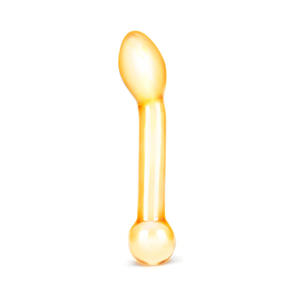 Electric Eel - Glas 7 in. Honey Dripper Anal Slider Prostate Stimulating Glass Dildo - Dildos - Glass