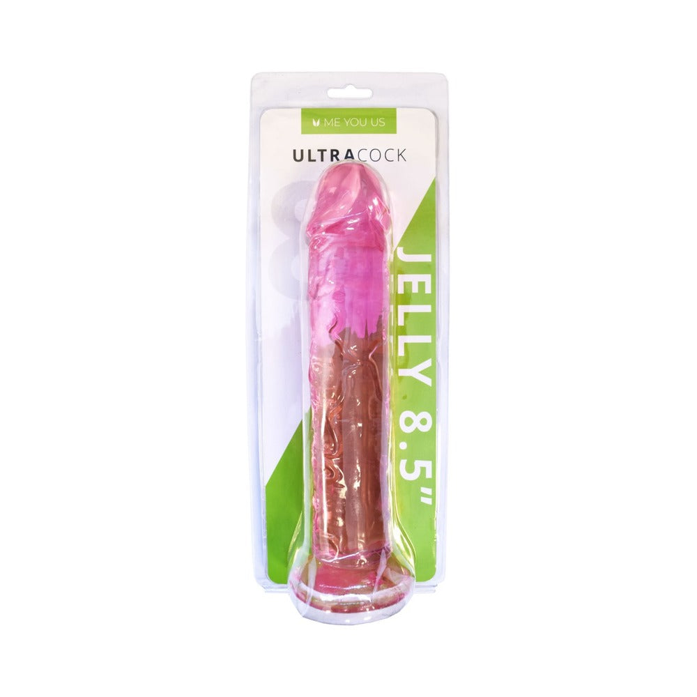 Me You Us - Me You Us Ultracock Pink Jelly 8.5 in. Dong - Dildos - Jelly/Rubber