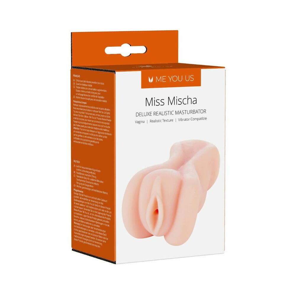 Me You Us - Me You Us Miss Mischa Deluxe Realistic Masturbator Vanilla - Masturbation Aids for Males - TPE/TPR/Elastomers