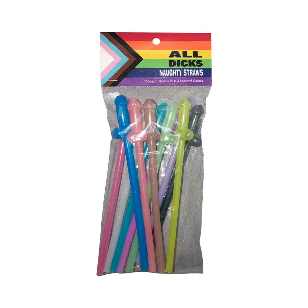 Kheper Games - All Dicks Naughty Straws - Novelties & Games - Plastic