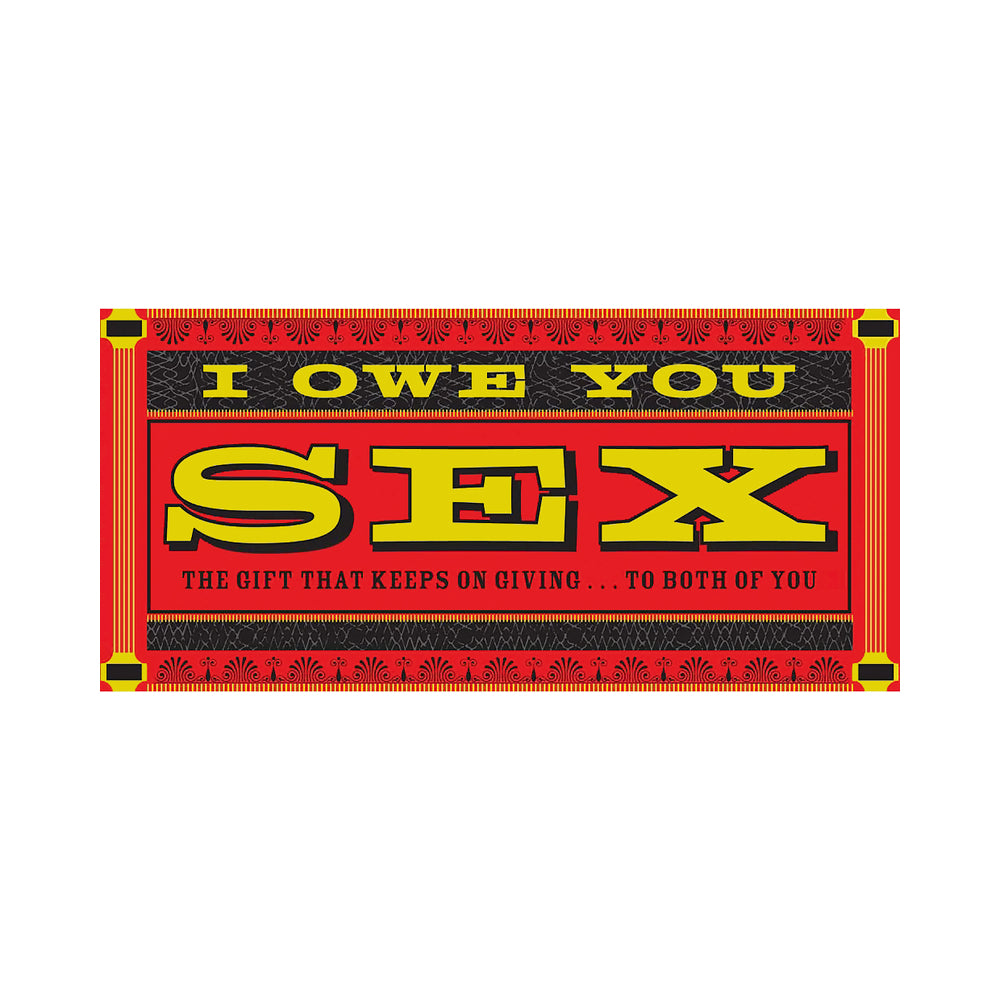 Hachette - IOU Sex Gift Coupons - Couples - Paper