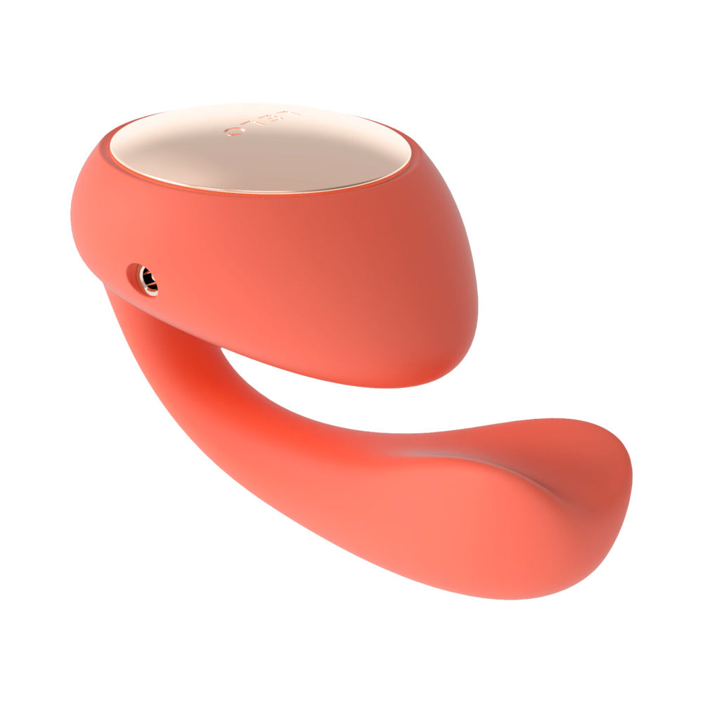 LELO - LELO IDA WAVE Rechargeable Dual Stimulator Coral Red - Vibrators - Silicone