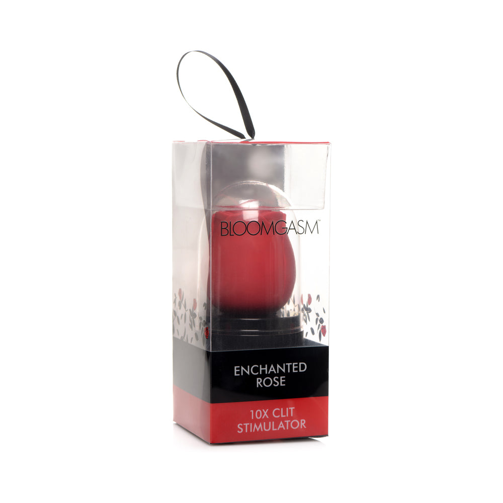 XR Brands - Bloomgasm Enchanted Rose 10X Clit Stimulator - Vibrators - Silicone